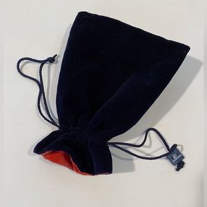 Four Luxurious Small Black Velvet Jewelry Bags